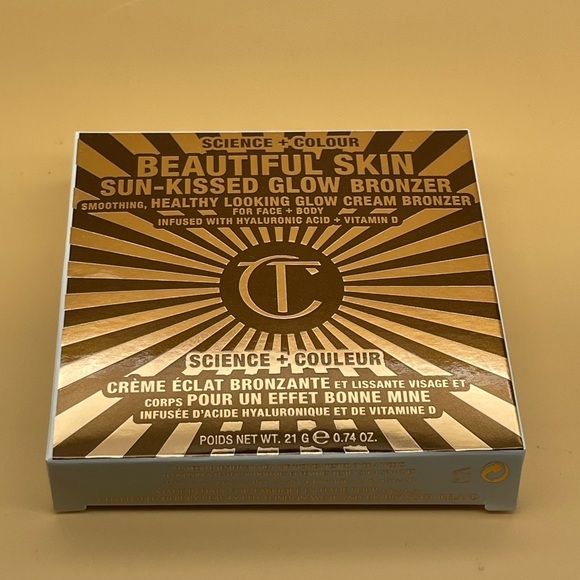 🍄HOST PICK🍄Charlotte Tilbury Beautiful Skin Sun-Kissed Glow Cream Bronzer, 2 Med - Picture 3 of 9